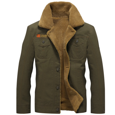 남성 공군 파일럿 겨울 바머 재킷 MA1 재킷, 면 두꺼운 모피 칼라 따뜻한 군사 전술 남성 재킷 코트